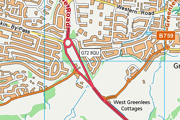 G72 8QU map - OS VectorMap District (Ordnance Survey) G72 8QU map - OS VectorMap District (Ordnance Survey)