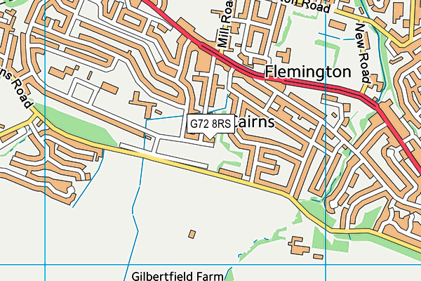 G72 8RS map - OS VectorMap District (Ordnance Survey) G72 8RS map - OS VectorMap District (Ordnance Survey)
