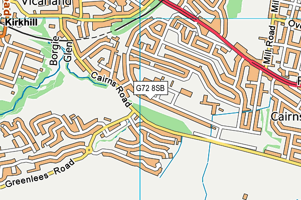 G72 8SB map - OS VectorMap District (Ordnance Survey) G72 8SB map - OS VectorMap District (Ordnance Survey)