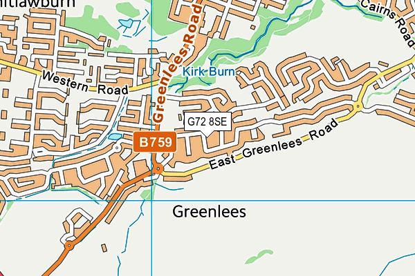 G72 8SE map - OS VectorMap District (Ordnance Survey) G72 8SE map - OS VectorMap District (Ordnance Survey)