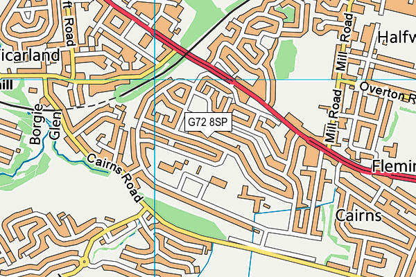 G72 8SP map - OS VectorMap District (Ordnance Survey) G72 8SP map - OS VectorMap District (Ordnance Survey)