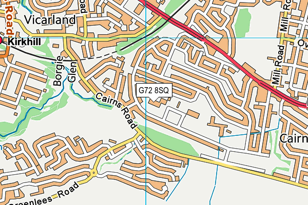 G72 8SQ map - OS VectorMap District (Ordnance Survey) G72 8SQ map - OS VectorMap District (Ordnance Survey)