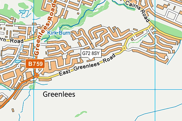 G72 8SY map - OS VectorMap District (Ordnance Survey) G72 8SY map - OS VectorMap District (Ordnance Survey)