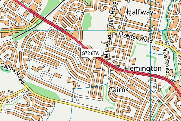 G72 8TA map - OS VectorMap District (Ordnance Survey) G72 8TA map - OS VectorMap District (Ordnance Survey)