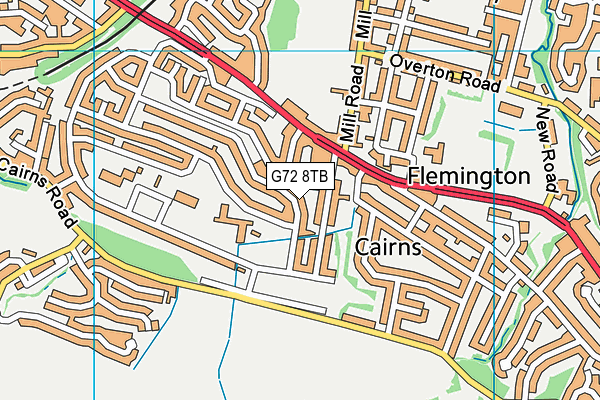 G72 8TB map - OS VectorMap District (Ordnance Survey) G72 8TB map - OS VectorMap District (Ordnance Survey)