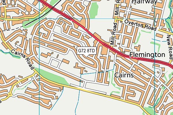 G72 8TD map - OS VectorMap District (Ordnance Survey) G72 8TD map - OS VectorMap District (Ordnance Survey)