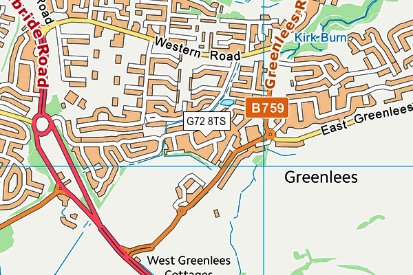G72 8TS map - OS VectorMap District (Ordnance Survey) G72 8TS map - OS VectorMap District (Ordnance Survey)