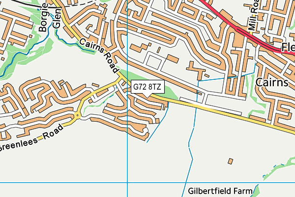 G72 8TZ map - OS VectorMap District (Ordnance Survey) G72 8TZ map - OS VectorMap District (Ordnance Survey)