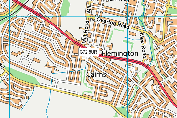 G72 8UR map - OS VectorMap District (Ordnance Survey) G72 8UR map - OS VectorMap District (Ordnance Survey)