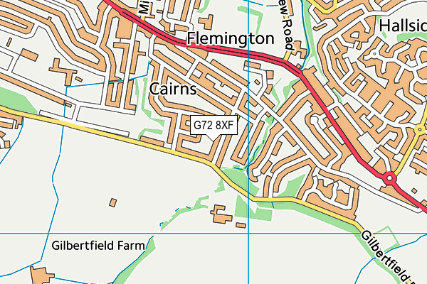 G72 8XF map - OS VectorMap District (Ordnance Survey) G72 8XF map - OS VectorMap District (Ordnance Survey)