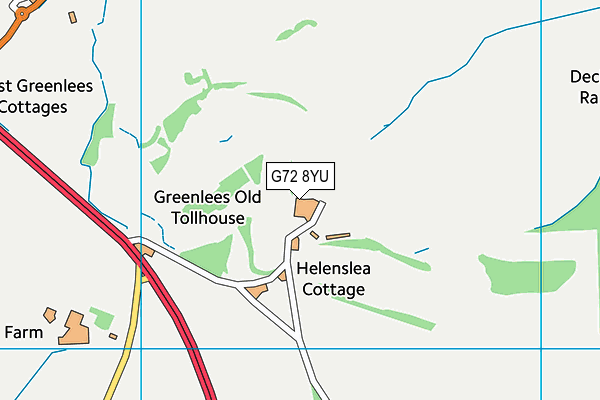 G72 8YU map - OS VectorMap District (Ordnance Survey) G72 8YU map - OS VectorMap District (Ordnance Survey)