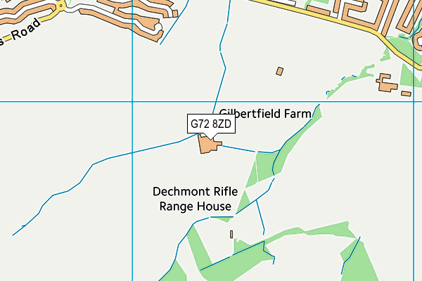 G72 8ZD map - OS VectorMap District (Ordnance Survey) G72 8ZD map - OS VectorMap District (Ordnance Survey)