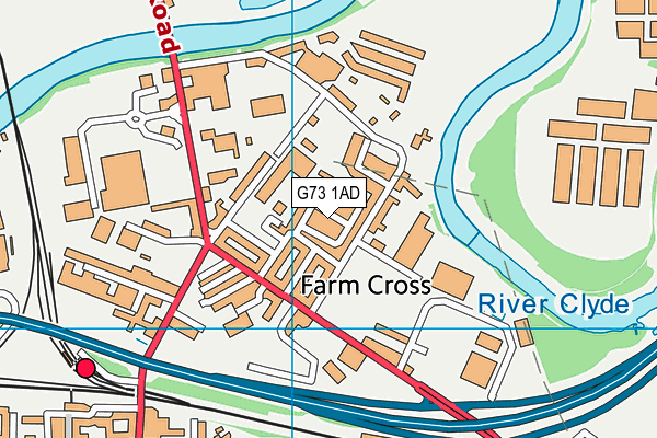 G73 1AD map - OS VectorMap District (Ordnance Survey) G73 1AD map - OS VectorMap District (Ordnance Survey)