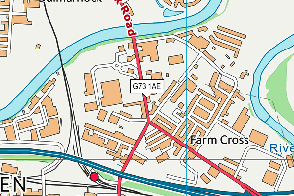 G73 1AE map - OS VectorMap District (Ordnance Survey) G73 1AE map - OS VectorMap District (Ordnance Survey)