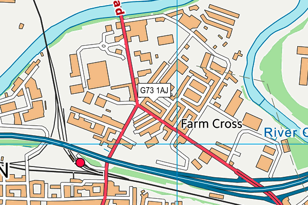 G73 1AJ map - OS VectorMap District (Ordnance Survey) G73 1AJ map - OS VectorMap District (Ordnance Survey)