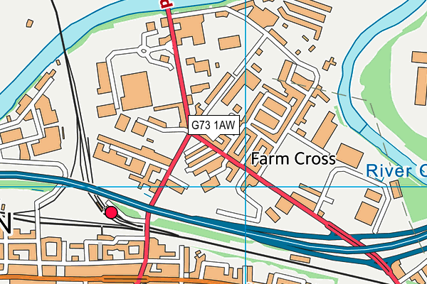G73 1AW map - OS VectorMap District (Ordnance Survey) G73 1AW map - OS VectorMap District (Ordnance Survey)