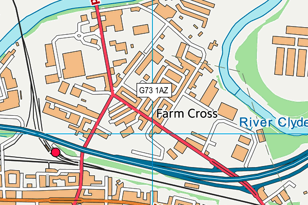 G73 1AZ map - OS VectorMap District (Ordnance Survey) G73 1AZ map - OS VectorMap District (Ordnance Survey)