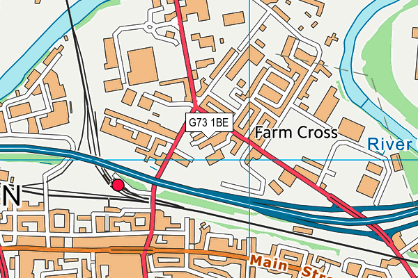 G73 1BE map - OS VectorMap District (Ordnance Survey) G73 1BE map - OS VectorMap District (Ordnance Survey)