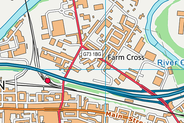 G73 1BG map - OS VectorMap District (Ordnance Survey) G73 1BG map - OS VectorMap District (Ordnance Survey)