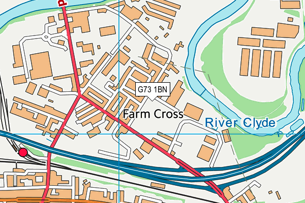 G73 1BN map - OS VectorMap District (Ordnance Survey) G73 1BN map - OS VectorMap District (Ordnance Survey)