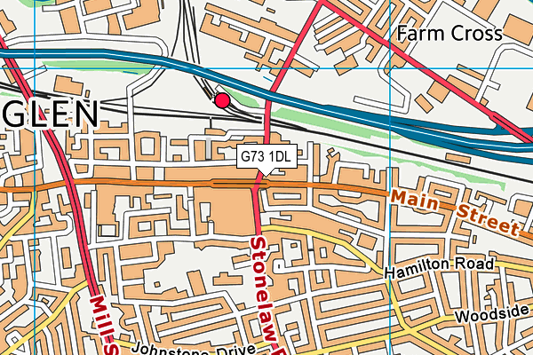 G73 1DL map - OS VectorMap District (Ordnance Survey) G73 1DL map - OS VectorMap District (Ordnance Survey)