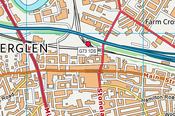 G73 1DS map - OS VectorMap District (Ordnance Survey) G73 1DS map - OS VectorMap District (Ordnance Survey)