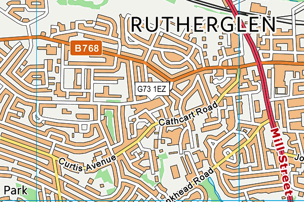 G73 1EZ map - OS VectorMap District (Ordnance Survey) G73 1EZ map - OS VectorMap District (Ordnance Survey)