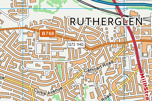 G73 1HG map - OS VectorMap District (Ordnance Survey) G73 1HG map - OS VectorMap District (Ordnance Survey)