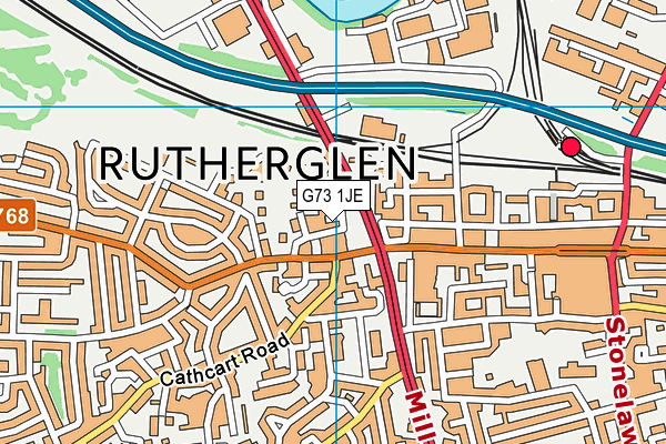 G73 1JE map - OS VectorMap District (Ordnance Survey) G73 1JE map - OS VectorMap District (Ordnance Survey)