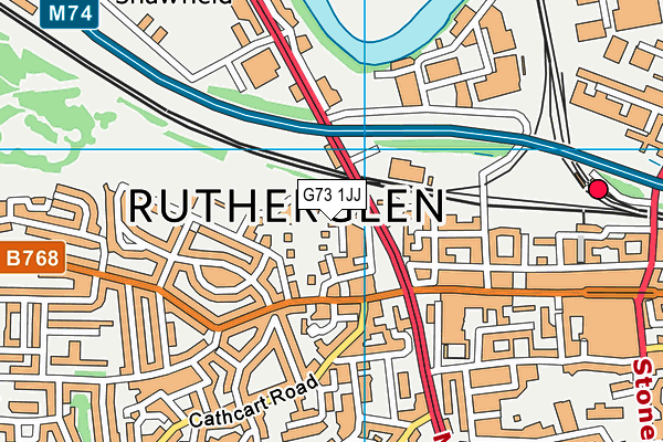 G73 1JJ map - OS VectorMap District (Ordnance Survey) G73 1JJ map - OS VectorMap District (Ordnance Survey)