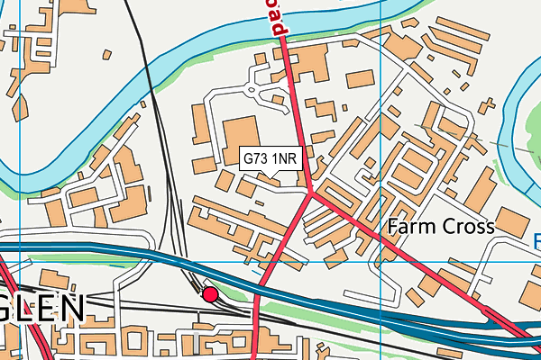 G73 1NR map - OS VectorMap District (Ordnance Survey)