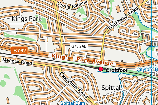 G73 2AE map - OS VectorMap District (Ordnance Survey) G73 2AE map - OS VectorMap District (Ordnance Survey)