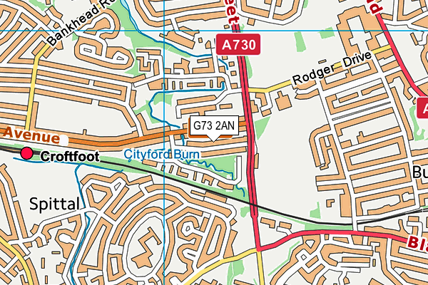 G73 2AN map - OS VectorMap District (Ordnance Survey) G73 2AN map - OS VectorMap District (Ordnance Survey)