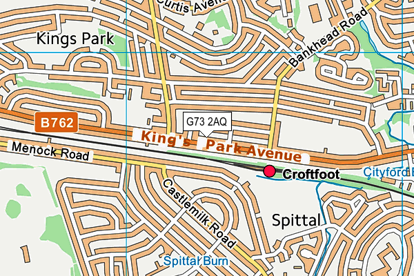 G73 2AQ map - OS VectorMap District (Ordnance Survey) G73 2AQ map - OS VectorMap District (Ordnance Survey)