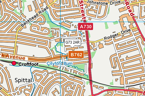 G73 2AR map - OS VectorMap District (Ordnance Survey) G73 2AR map - OS VectorMap District (Ordnance Survey)