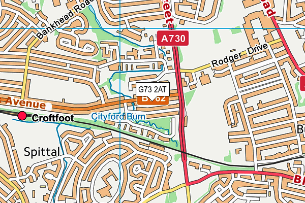 G73 2AT map - OS VectorMap District (Ordnance Survey) G73 2AT map - OS VectorMap District (Ordnance Survey)