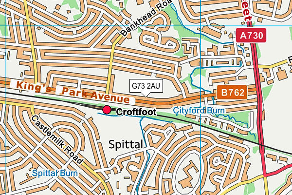 G73 2AU map - OS VectorMap District (Ordnance Survey) G73 2AU map - OS VectorMap District (Ordnance Survey)