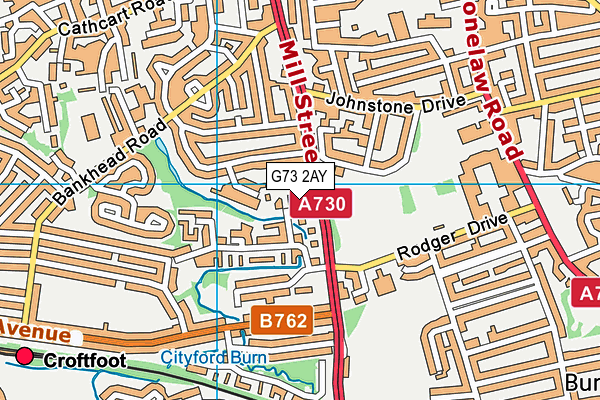 G73 2AY map - OS VectorMap District (Ordnance Survey) G73 2AY map - OS VectorMap District (Ordnance Survey)