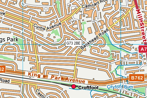 G73 2BE map - OS VectorMap District (Ordnance Survey) G73 2BE map - OS VectorMap District (Ordnance Survey)