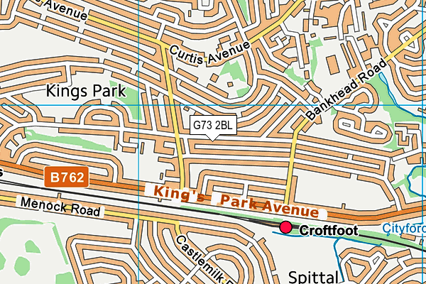 G73 2BL map - OS VectorMap District (Ordnance Survey) G73 2BL map - OS VectorMap District (Ordnance Survey)
