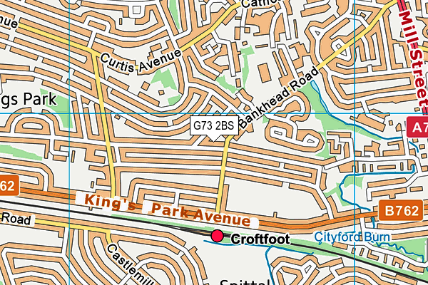 G73 2BS map - OS VectorMap District (Ordnance Survey) G73 2BS map - OS VectorMap District (Ordnance Survey)