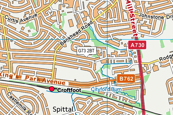 G73 2BT map - OS VectorMap District (Ordnance Survey) G73 2BT map - OS VectorMap District (Ordnance Survey)
