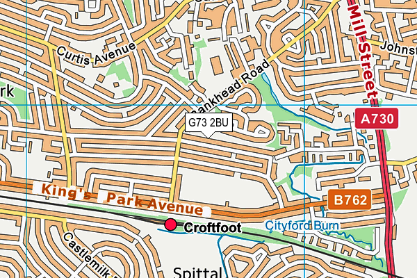 G73 2BU map - OS VectorMap District (Ordnance Survey) G73 2BU map - OS VectorMap District (Ordnance Survey)