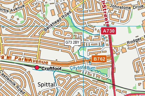 G73 2BY map - OS VectorMap District (Ordnance Survey) G73 2BY map - OS VectorMap District (Ordnance Survey)