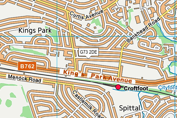 G73 2DE map - OS VectorMap District (Ordnance Survey) G73 2DE map - OS VectorMap District (Ordnance Survey)