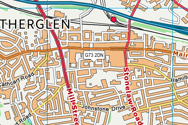 G73 2DN map - OS VectorMap District (Ordnance Survey) G73 2DN map - OS VectorMap District (Ordnance Survey)