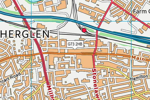 G73 2HB map - OS VectorMap District (Ordnance Survey) G73 2HB map - OS VectorMap District (Ordnance Survey)
