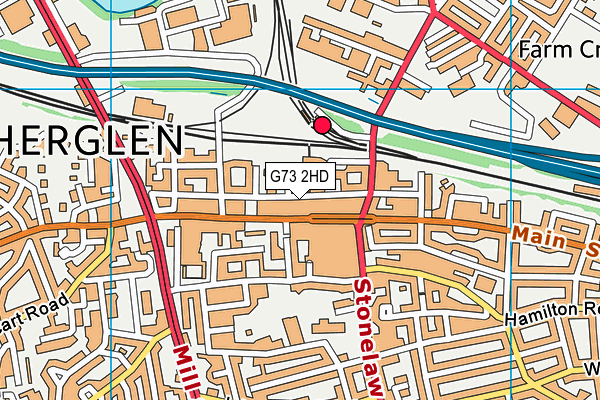 G73 2HD map - OS VectorMap District (Ordnance Survey) G73 2HD map - OS VectorMap District (Ordnance Survey)