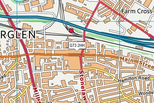 G73 2HH map - OS VectorMap District (Ordnance Survey) G73 2HH map - OS VectorMap District (Ordnance Survey)