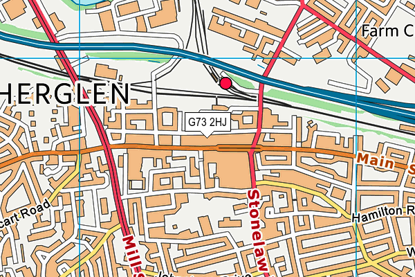 G73 2HJ map - OS VectorMap District (Ordnance Survey) G73 2HJ map - OS VectorMap District (Ordnance Survey)